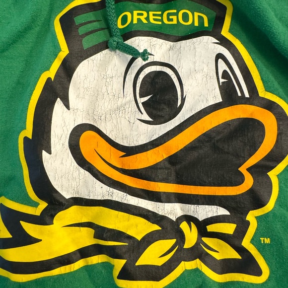 🔥VINTAGE OREGON DUCKS HOODIE🔥 SIZE SMALL WOMENS - Picture 4 of 5
